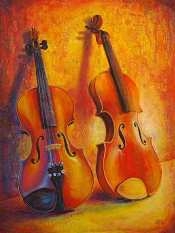 Two violins no strings attached