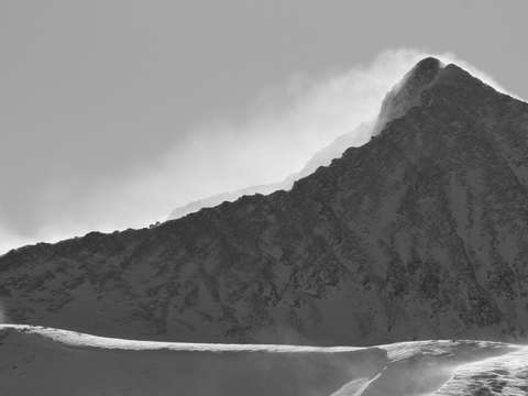 Blowing snow at copper mountain