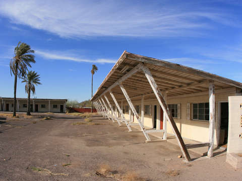 Abandoned motel in arizona