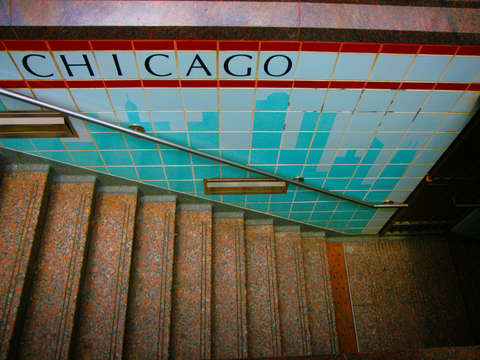 El Stairs In Chicago