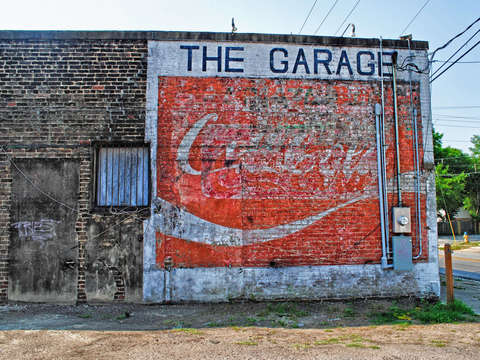 Coca Cola Ghost Sign , Mobile, Alabama