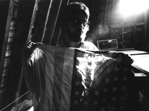 The flag franconia nh 1974