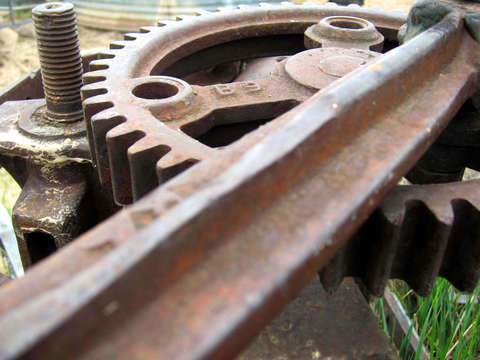 Gear and iron