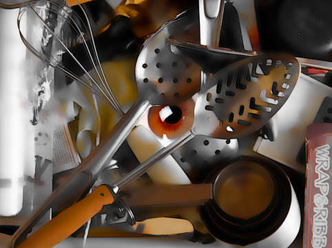 The cluttered abstract