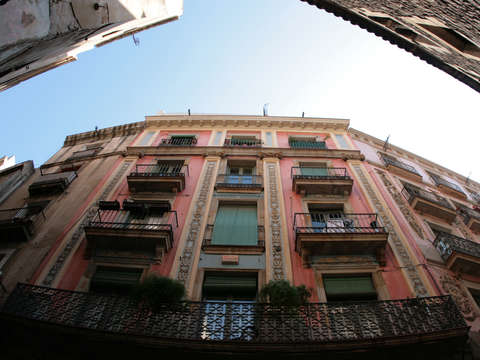 Narrow streets in barcelona