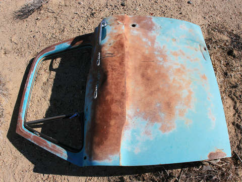 Mojave Desert Car Door