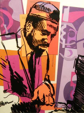 Thelonious monk purple and orange
