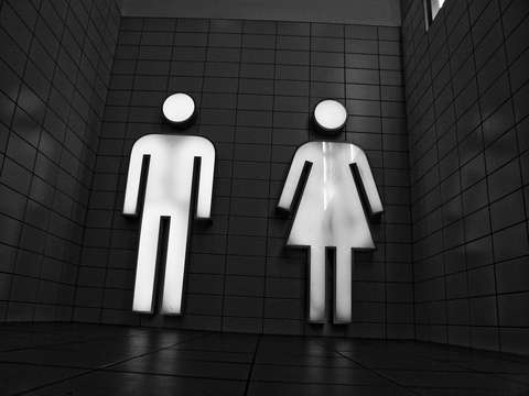 Restroom signs