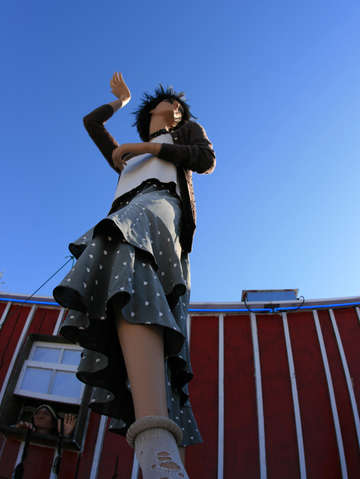 Route 66 mannequin