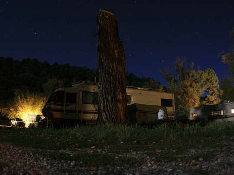 Colorado rv park under the stars