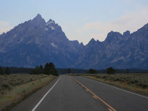 Road Through Grand Tetons