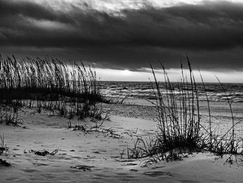 Dark Clouds at Sunrise