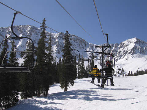 Ski lift at copper mountain