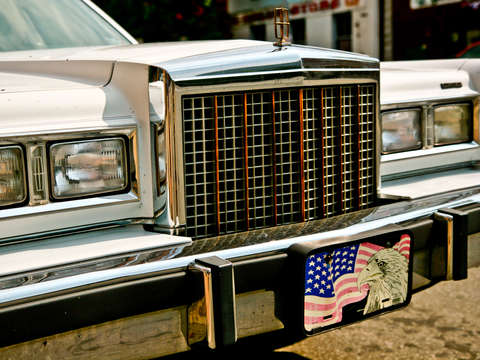 Patriotic license plate