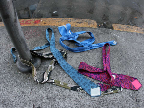Neckties on the street