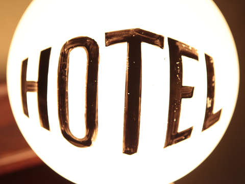 Hotel lamp
