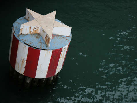 Buoy in the chicago river