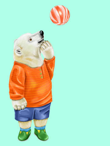 Polar bear baby