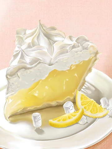 Lemon meringue pie