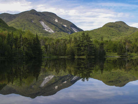 Marcy pond reflection