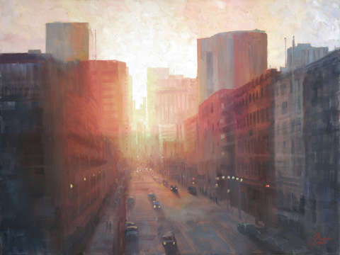 Downtown denver from union station
