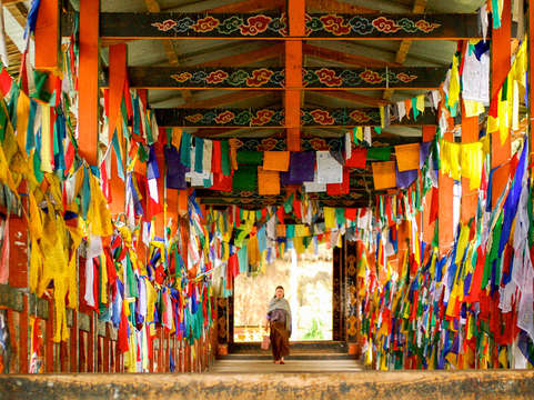 Bhutan bridge