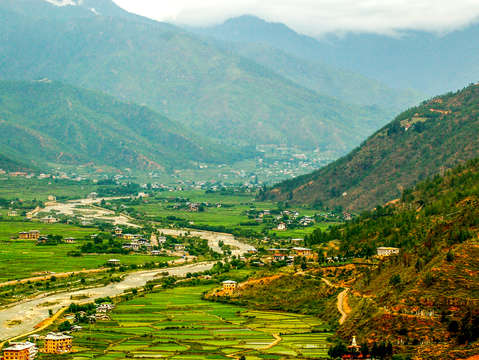 Paro valley bhutan