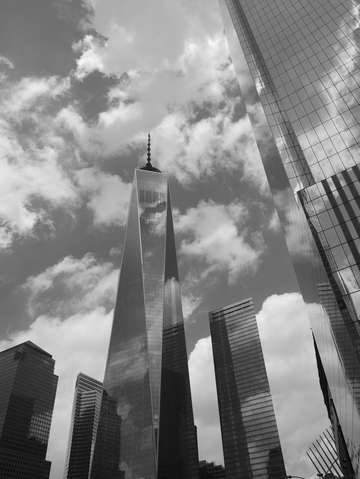 One world trade center skyscraper