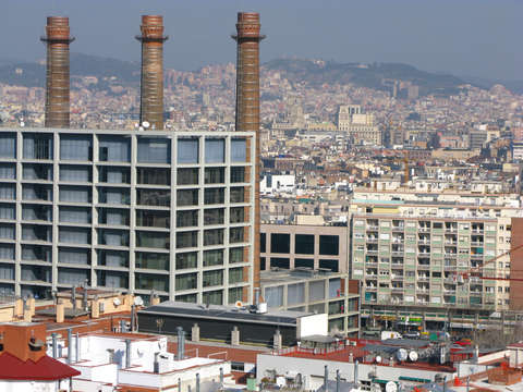 Smokestacks In Barcelona