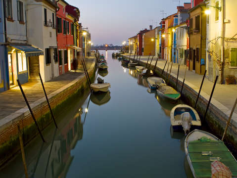 Burano at night