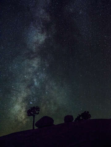 Milky way sky