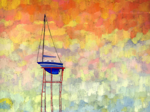 Blue keel