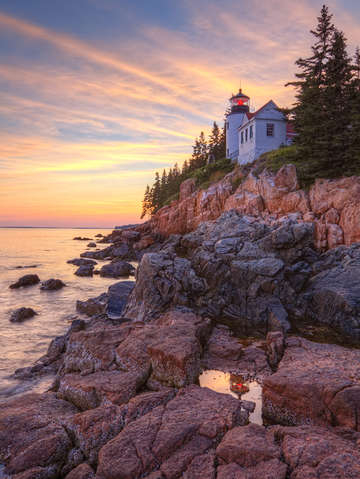 Bass harbor sundown
