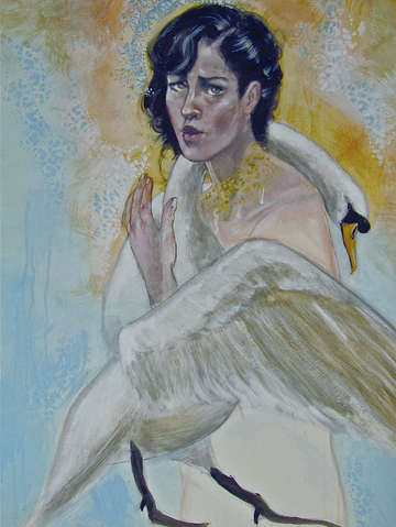 Leda and her swan