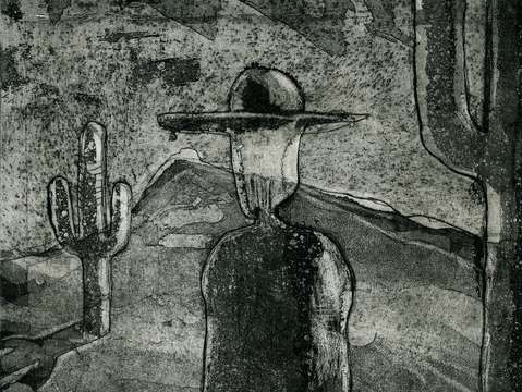 Loner in desert 1991