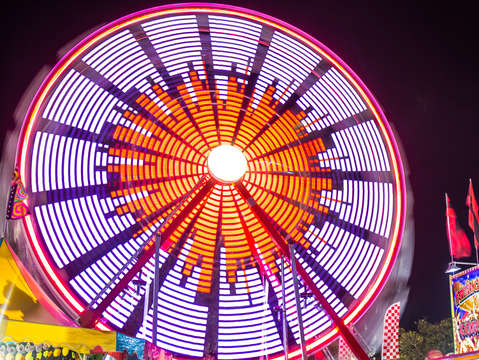 Colorful ferris wheel