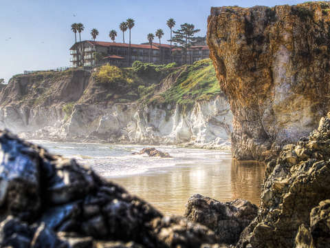 Pismo beach rocks