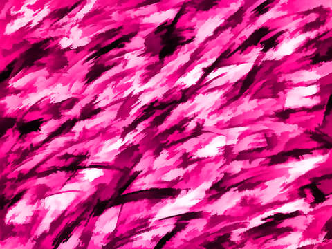 Hot pink designer camo
