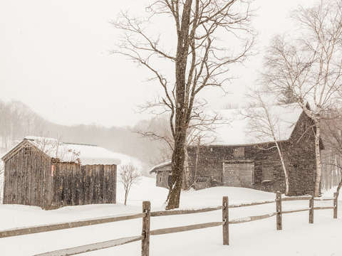 Winter barn iii
