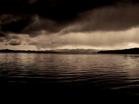 Yellowstone morning still waters