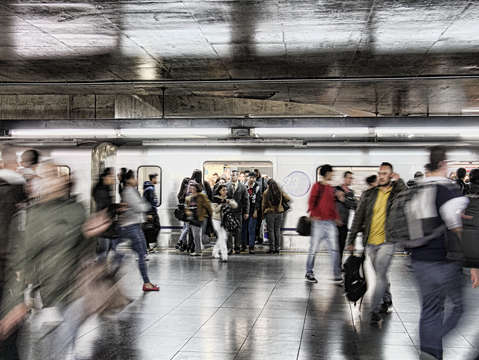 Busy sao paulo metro