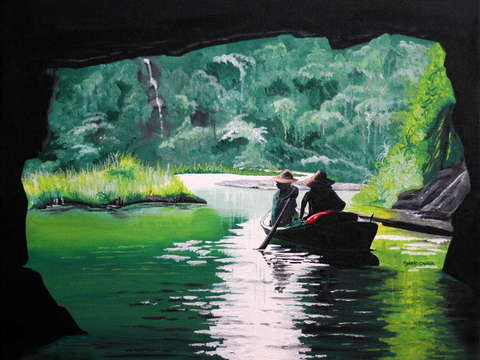 Into the grotto