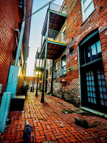 Mattress Factory Brick Courtyard