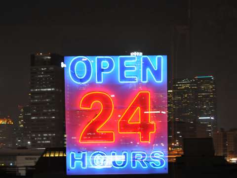 Open 24 hours