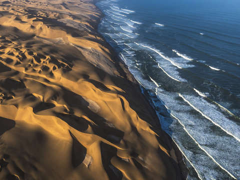 Waves and dunes
