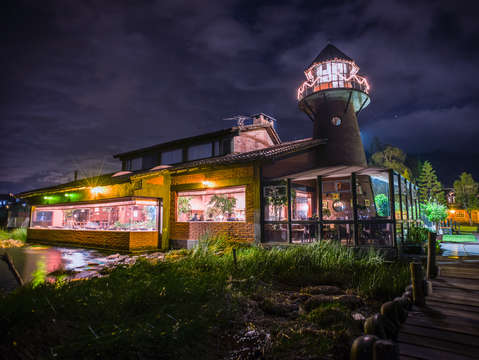 Lighthouse by the lake