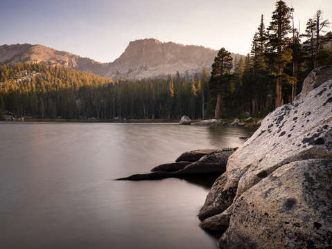 Ten lakes sunset