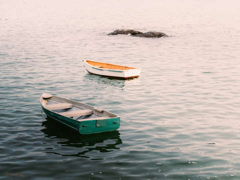 Boats at the neck