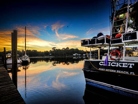 Cricket sunrise on the bon secour river al
