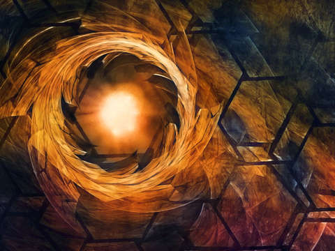 Vortex of fire